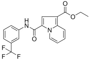 ETHYL 3-((3-(TRIFLUOROMETHYL)ANILINO)CARBONYL)-1-INDOLIZINECARBOXYLATE AldrichCPR