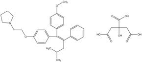 1-(2-{4-[(1E)-1-(4-methoxyphenyl)-4-methyl-2-phenyl-1-pentenyl]phenoxy}ethyl)pyrrolidine 2-hydroxy-1,2,3-propanetricarboxylate AldrichCPR