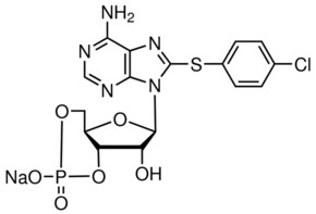 8-(4-氯苯硫基）-鸟苷 3&#8242;,5&#8242;-环单磷酸 钠盐 &#8805;97.0% (HPLC), powder