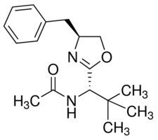 N-((S)-1-((S)-4-Benzyl-4,5-dihydrooxazol-2-yl)-2,2-dimethylpropyl)acetamide &#8805;95%