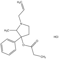 1-allyl-2-methyl-3-phenyl-3-pyrrolidinyl propanoate hydrochloride AldrichCPR