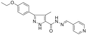 5(4-ETHOXY-PH)4-ME-2H-PYRAZOLE-3-CARBOXYLIC ACID PYRIDIN-4-YLMETHYLENE-HYDRAZIDE AldrichCPR