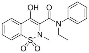 N-ethyl-4-hydroxy-2-methyl-N-phenyl-2H-1,2-benzothiazine-3-carboxamide 1,1-dioxide AldrichCPR