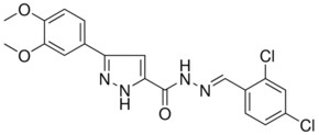 5-(3,4-DI-MEO-PH)-2H-PYRAZOLE-3-CARBOXYLIC ACID (2,4-DI-CL-BENZYLIDENE)HYDRAZIDE AldrichCPR