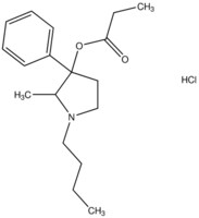 1-butyl-2-methyl-3-phenyl-3-pyrrolidinyl propanoate hydrochloride AldrichCPR