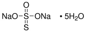 Sodium thiosulfate pentahydrate BioXtra, &#8805;99.5%