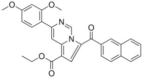 ET 3-(2,4-DIMETHOXYPHENYL)-7-(2-NAPHTHOYL)PYRROLO(1,2-C)PYRIMIDINE-5-CARBOXYLATE AldrichCPR