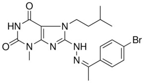 8-{(2Z)-2-[1-(4-BROMOPHENYL)ETHYLIDENE]HYDRAZINO}-7-ISOPENTYL-3-METHYL-3,7-DIHYDRO-1H-PURINE-2,6-DIONE AldrichCPR