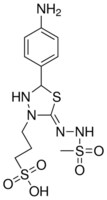 METHANESULFONIC (4-AMINOPHENYL-SULFOPROPYL-THIADIAZOL-2-IN-5-YLIDENE)HYDRAZIDE AldrichCPR