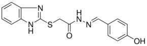 2-(1H-BENZOIMIDAZOL-2-YLSULFANYL)-ACETIC ACID (4-HYDROXY-BENZYLIDENE)-HYDRAZIDE AldrichCPR