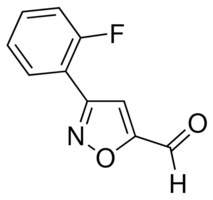 3-(2-Fluorophenyl)isoxazole-5-carbaldehyde AldrichCPR