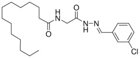 N-(2-(2-(3-CHLOROBENZYLIDENE)HYDRAZINO)-2-OXOETHYL)TETRADECANAMIDE AldrichCPR