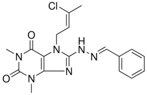 BENZALDEHYDE {7-[(2Z)-3-CHLORO-2-BUTENYL]-1,3-DIMETHYL-2,6-DIOXO-2,3,6,7-TETRAHYDRO-1H-PURIN-8-YL}HYDRAZONE AldrichCPR