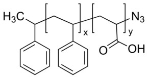 聚（苯乙烯）- block 聚（丙烯酸），叠氮封端 average Mn 8,700