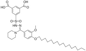 3,5-DICARBOXYBENZENESULFONIC (HEXADECYLOXY-METHOXY-PIPERIDINOBENZYLIDENE)HYDRAZ AldrichCPR