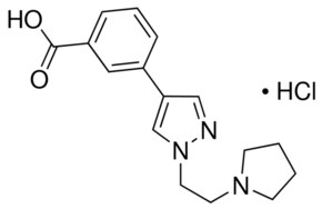 3-{1-[2-(1-Pyrrolidinyl)ethyl]-1H-pyrazol-4-yl}benzoic acid hydrochloride AldrichCPR