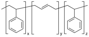 聚(苯乙烯-co-丁二烯) butadiene 4&#160;wt. %, melt index 6&#160;g/10 min (200°C/5kg)