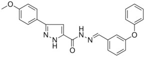 5-(4-MEO-PHENYL)-2H-PYRAZOLE-3-CARBOXYLIC ACID (3-PHENOXY-BENZYLIDENE)-HYDRAZIDE AldrichCPR