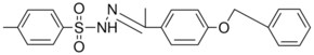 N'-{(E)-1-[4-(BENZYLOXY)PHENYL]ETHYLIDENE}-4-METHYLBENZENESULFONOHYDRAZIDE AldrichCPR