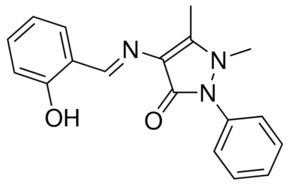 2,3-DIMETHYL-4-(2-HYDROXYBENZYLIDENEAMINO)-1-PHENYL-3-PYRAZOLIN-5-ONE AldrichCPR