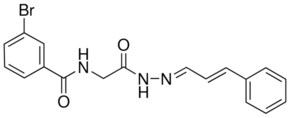 3-BROMO-N-(2-OXO-2-(2-(3-PHENYL-2-PROPENYLIDENE)HYDRAZINO)ETHYL)BENZAMIDE AldrichCPR