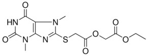 2-ETHOXY-2-OXOETHYL [(3,7-DIMETHYL-2,6-DIOXO-2,3,6,7-TETRAHYDRO-1H-PURIN-8-YL)SULFANYL]ACETATE AldrichCPR