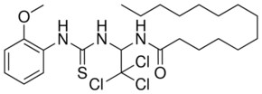 TETRADECANOIC ACID (2,2,2-TRICHLORO-1-(3-(2-MEO-PHENYL)-THIOUREIDO)-ETHYL)-AMIDE AldrichCPR