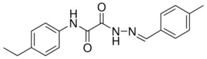 N-(4-ETHYLPHENYL)-2-(2-(4-METHYLBENZYLIDENE)HYDRAZINO)-2-OXOACETAMIDE AldrichCPR