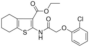 ETHYL 2-{[(2-CHLOROPHENOXY)ACETYL]AMINO}-4,5,6,7-TETRAHYDRO-1-BENZOTHIOPHENE-3-CARBOXYLATE AldrichCPR
