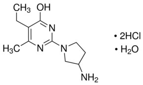 2-(3-Amino-1-pyrrolidinyl)-5-ethyl-6-methyl-4-pyrimidinol dihydrochloride hydrate AldrichCPR