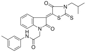 2-[(3Z)-3-(3-ISOBUTYL-4-OXO-2-THIOXO-1,3-THIAZOLIDIN-5-YLIDENE)-2-OXO-2,3-DIHYDRO-1H-INDOL-1-YL]-N-(3-METHYLPHENYL)ACETAMIDE AldrichCPR