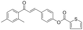 THIOPHENE-2-CARBOXYLIC ACID 4-(3-(2,4-DIMETHYL-PH)-3-OXO-PROPENYL)-PHENYL ESTER AldrichCPR