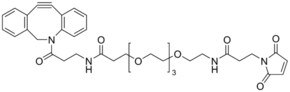 Dibenzocyclooctyne-PEG4-maleimide for Copper-free Click Chemistry