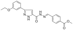 ME 4-(2-((3-(3-ETHOXYPHENYL)-1H-PYRAZOL-5-YL)CARBONYL)CARBOHYDRAZONOYL)BENZOATE AldrichCPR