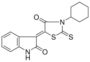 (3Z)-3-(3-CYCLOHEXYL-4-OXO-2-THIOXO-1,3-THIAZOLIDIN-5-YLIDENE)-1,3-DIHYDRO-2H-INDOL-2-ONE AldrichCPR