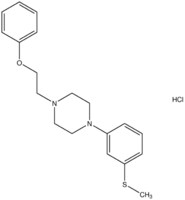 2-{4-[3-(methylsulfanyl)phenyl]-1-piperazinyl}ethyl phenyl ether hydrochloride AldrichCPR
