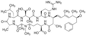 Microcystin-LR solution 10&#160;&#956;g/mL in methanol, analytical standard