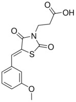 3-(5-(3-METHOXYBENZYLIDENE)-2,4-DIOXO-1,3-THIAZOLIDIN-3-YL)PROPANOIC ACID AldrichCPR