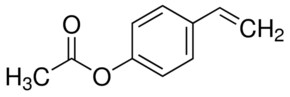 4-乙酰氧基苯乙烯 96%, contains 200-300&#160;ppm monomethyl ether hydroquinone as inhibitor