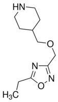 (5-Ethyl-1,2,4-oxadiazol-3-yl)methyl 4-piperidinylmethyl ether AldrichCPR