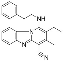 2-ET-3-METHYL-1-PHENETHYLAMINO-BENZO(4,5)IMIDAZO(1,2-A)PYRIDINE-4-CARBONITRILE AldrichCPR