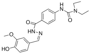 4-(3,3-DIETHYLUREIDO)BENZOIC (4-HYDROXY-3-METHOXYBENZYLIDENE)HYDRAZIDE AldrichCPR