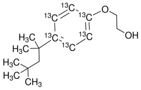 4-tert-Octylphenol-monoethoxylate-ring-13C6 溶液 10&#160;&#956;g/mL in acetone, analytical standard