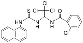 2-CHLORO-N-(2,2,2-TRICHLORO-1-(3-NAPHTHALEN-1-YL-THIOUREIDO)-ETHYL)-BENZAMIDE AldrichCPR