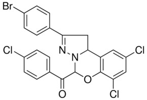 [2-(4-BROMOPHENYL)-7,9-DICHLORO-1,10B-DIHYDROPYRAZOLO[1,5-C][1,3]BENZOXAZIN-5-YL](4-CHLOROPHENYL)METHANONE AldrichCPR