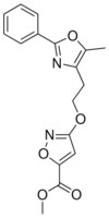 METHYL 3-[2-(5-METHYL-2-PHENYL-1,3-OXAZOL-4-YL)ETHOXY]-5-ISOXAZOLECARBOXYLATE AldrichCPR