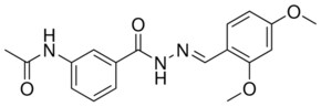 N-(3-(2,4-DIMETHOXY-BENZYLIDENE-HYDRAZINOCARBONYL)-PHENYL)-ACETAMIDE AldrichCPR