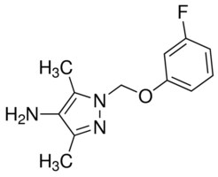 1-(3-Fluoro-phenoxymethyl)-3,5-dimethyl-1H-pyrazol-4-ylamine AldrichCPR