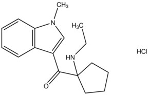 [1-(ethylamino)cyclopentyl](1-methyl-1H-indol-3-yl)methanone hydrochloride AldrichCPR