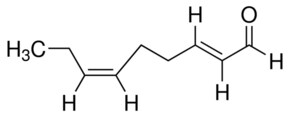 trans-2,cis-6-Nonadienal mixture of isomers, &#8805;96%, stabilized, FCC, FG